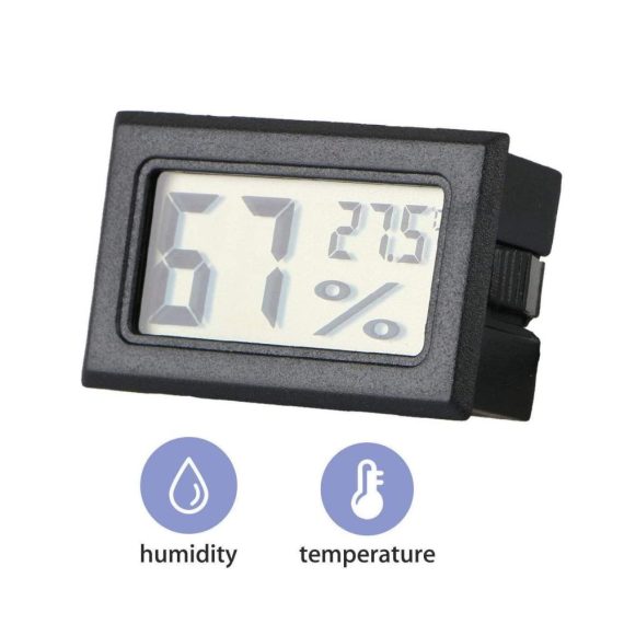 LCD-Digital Mini Thermometer - 3er Set Feuchtigkeitsmessgeräte für Pflanzenanbau und Geflügelschlüpfen