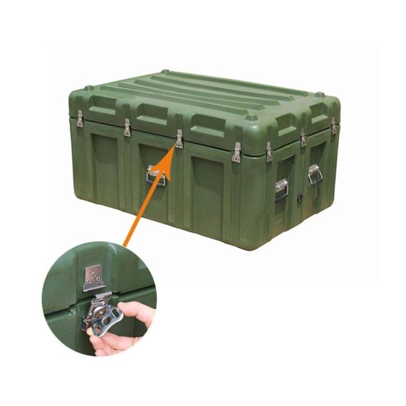 Butterfly Verschluss Set (4 Stück) - Edelstahl Türriegel Bolzen & Kniehebelspanner - Catch Lock für Eckbefestigung - Toggle Latch System