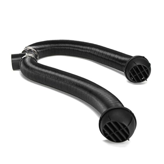 Lüftungszubehör 60 mm Lüftungsschlauch mit T-Stück Heizungsrohr Luftauslass & Clips