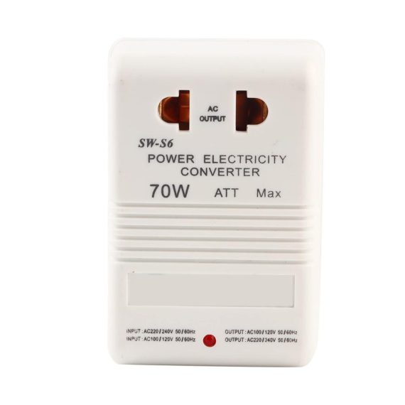 70W Spannungswandler 110V/120V zu 220V/240V - Step-Up & Down Leistungstransformator mit CN-Standardstecker