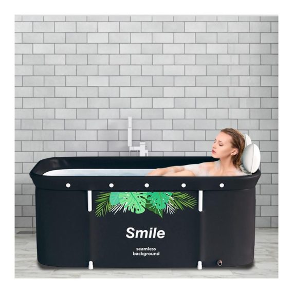 Faltbare Badewanne ohne Belüftung für entspannende Badeerlebnisse – Kinder-Wasserbadewanne mit Isolierbezug für Hotels & Ferienwohnungen