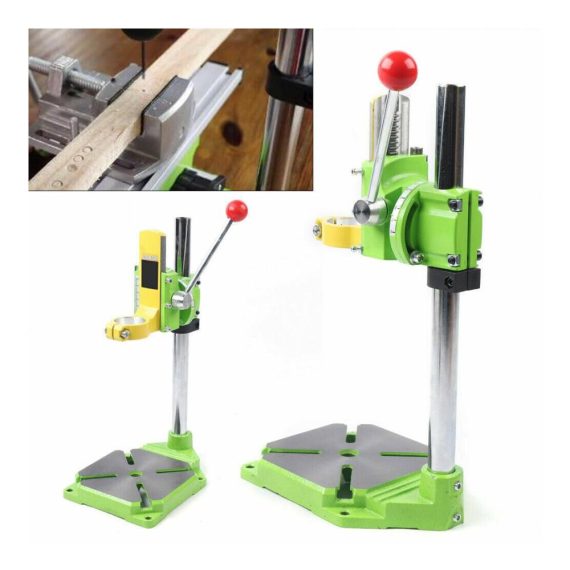Professioneller Bohrständer 90° drehbare verstellbare Halterung (490mm) für präzises Bohren - Ideal für Heimwerker und Profis maximale Bohrtiefe erreichen