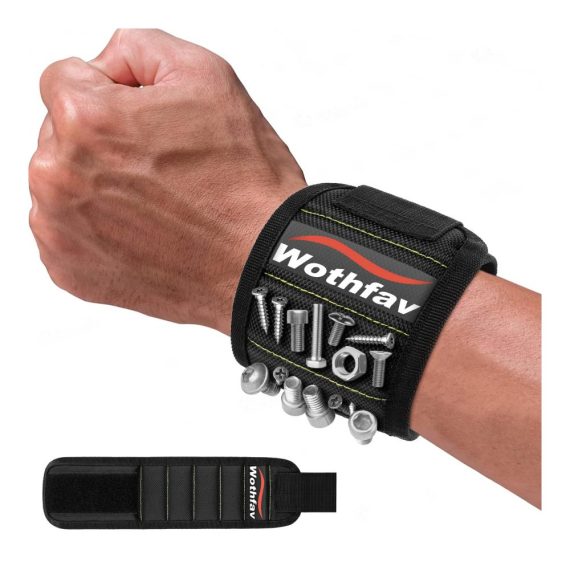 Magnetarmband Werkzeugbeutel für Männer – Ideales Vatertagsgeschenk für Handwerker Schrauben und Nägel sicher halten