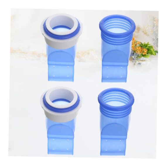 20er Pack Silikonsieb-Ersatzfilter für Spülbecken-Unterbau – Deo-versiegelter Bodenablauf mit Entwässerungs-Rückflussverhinderer und Silikon-Dichtungskern