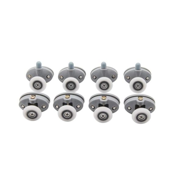 Duschtüren Oval ABS Nylon Einzel-Pop-Up-Riemenscheibe 23mm 25mm – Glastürrollen für Schiebekabine mit hochwertiger Hardware