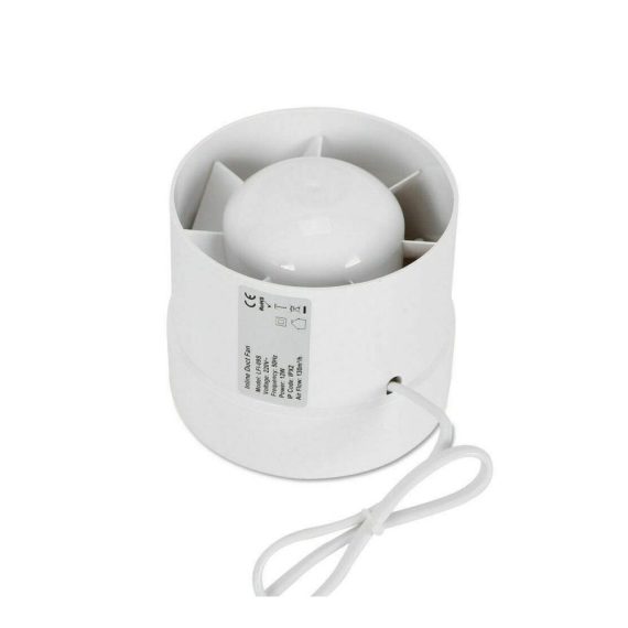 Badlüfter Wand- und Deckenlüfter 100mm - Effizienter Rohrlüfter für Bad und WC mit 12W Leistung - Ventilator mit Rohrdruckventilator und Radiallüfter - Einbaulüfter für optimale Belüftung