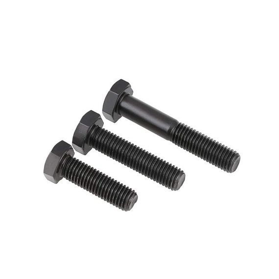 BOZONLI M8×16mm Strukturschrauben – Hochwertige Vollgewindeschrauben aus Kohlenstoffstahl (10 Stück) in elegantem Schwarz