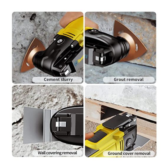 105-teiliges Oszillierwerkzeug Zubehörset - Universelle Klingen für Holz & Metall - Passend für DeWalt Fein Makita uvm. - Multitool Sägeblätter mit Schnellentriegelung