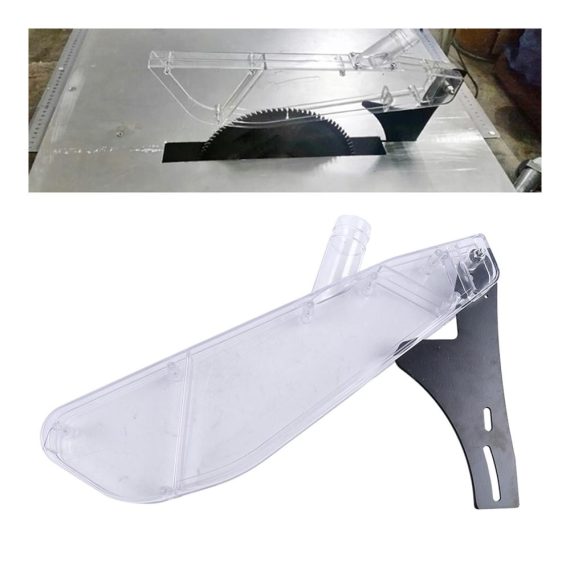 Tischkreissäge 12 Zoll mit transparentem Blattschutz Staubschutzhaube und -sammlung - Maximale Länge 450mm