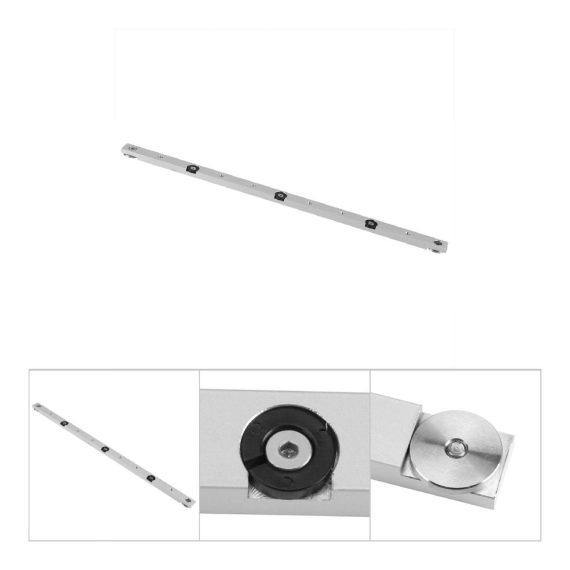 Gehrungsschiene 450mm Aluminiumlegierung für Tischkreissägen - Universale Führung und Anschlagschiene für präzise Holzbearbeitung
