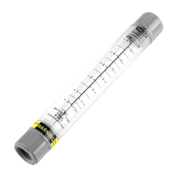 G1/2 Gas-Flüssigkeits-Durchflussmesser für präzise Pipeline-Messungen - 0.5-5 GPM / 1.8-18 LPM