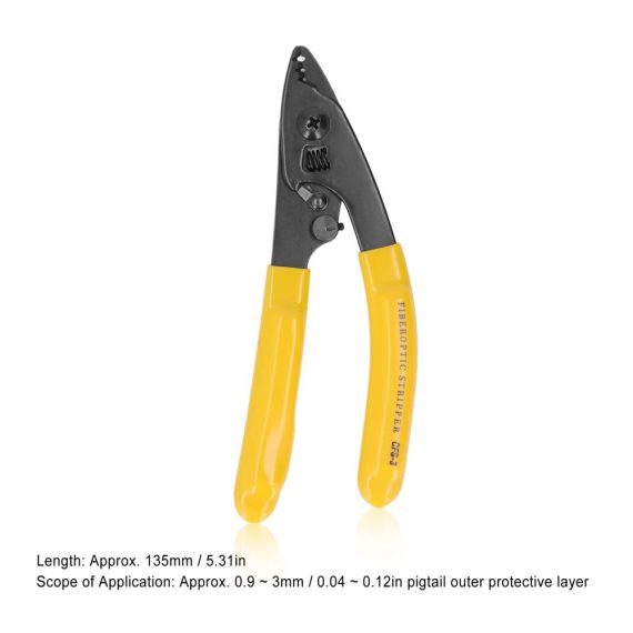 3-in-1 Abisolierzange Automatische Rückstellung Drahtschneider & Crimper - Perfekt für Glasfaser & Drahtabisolierung