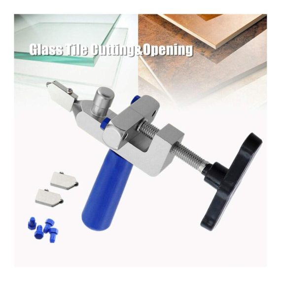 Manueller Fliesenschneider für Keramik und Glas – Professionelles Handgerät für leichtes und präzises Schneiden von dickem Glas Mosaik und Fliesen