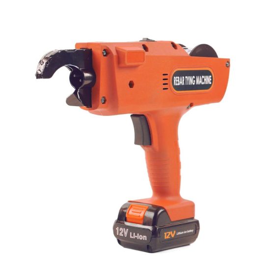 Automatische 12V Drahtbindemaschine für Bewehrungsverbindungen 8mm-34mm orange ideal für Zivilgebäude Bodenrohr Heizbodengewebe & Stahlstangen