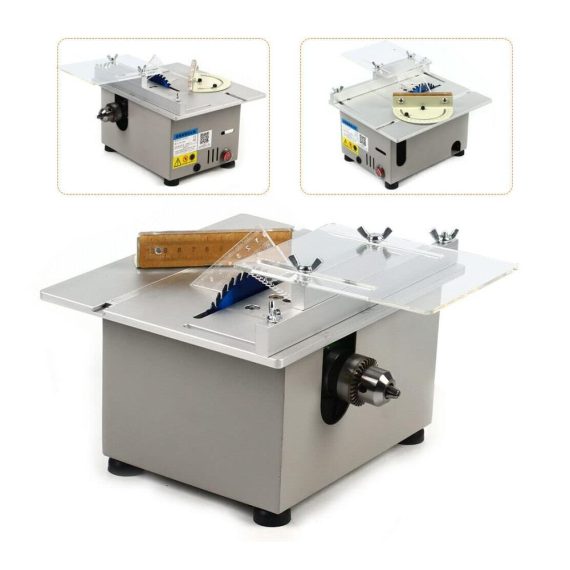 Tischkreissägen Mini Dekupiersäge 96W für präzise Holzbearbeitung Carving Machine mit tragbarer Kreissäge - ideal zum Schneiden Polieren Gravieren und Perforieren