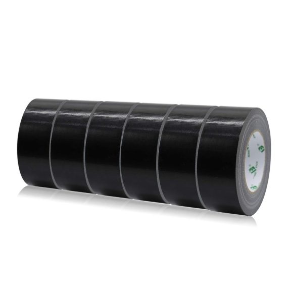 Panzertape BOMEI PACK - Extra starkes Reparaturband für vielseitige Anwendungen - 50 mm x 50 m - 6 Rollen Schwarz