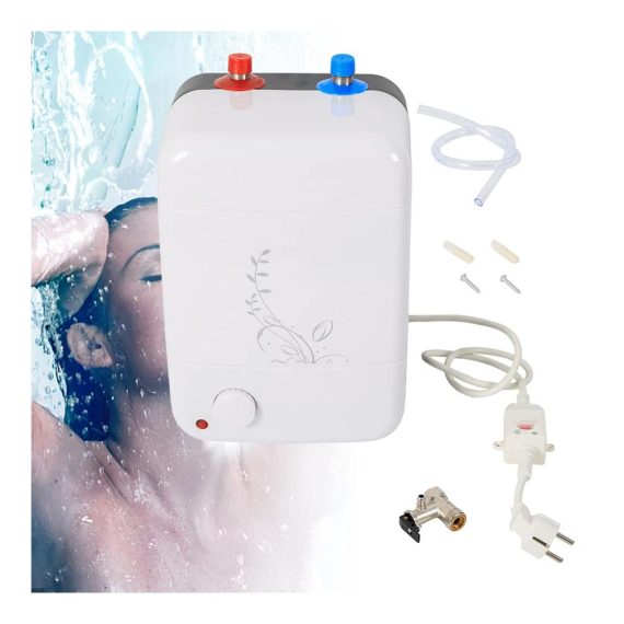 Untertisch Warmwasserspeicher - 10L Elektrischer Boiler 8L druckfest 1500W für Küche Temperatureinstellbar 30-75℃