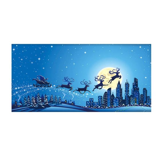 Garagentor Weihnachtsdekorationen 2022 - Festliche Garage mit Banner Abdeckung und Hintergrund für Urlaubspartys im Freien