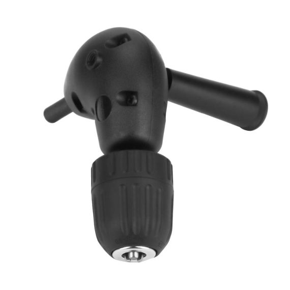 90-Grad Bohrmaschinenadapter 3/8 Zoll Schnellspannbohrfutter - Präziser rechtwinkliger Bohrerzusatz mit 95-mm Rundschaft für effizientes Bohren und optimales Bohrerzubehör