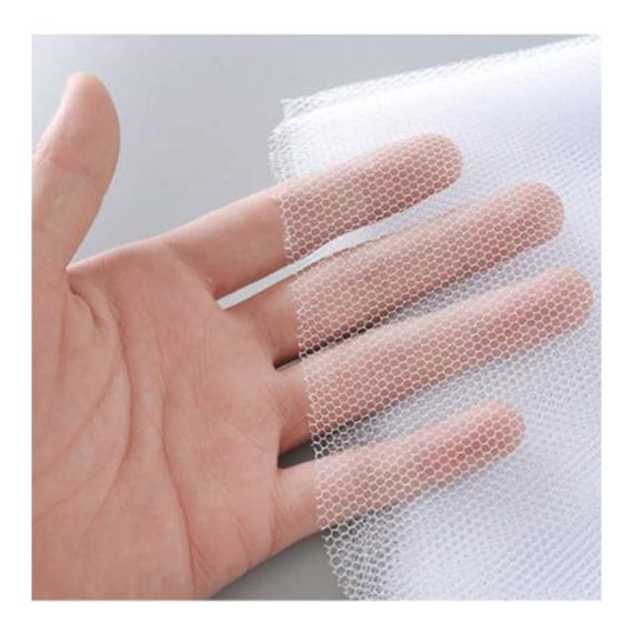 2er Pack Selbstklebendes Fliegengitter Fenster Set für Fenstertüren und Haustiergitter - inklusive Reparaturaufkleber - 15-2M White