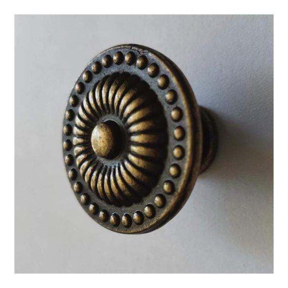 12 Stück Moguxb Schrankknöpfe - Bronze Vintage Design - Möbelknöpfe für Schrank und Schublade - inklusive Schrauben