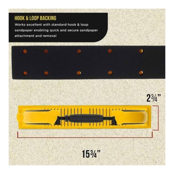 Flex Longboard Handschleifwerkzeug mit einstellbarem Radius für präzises Schleifen - Profi Schleifklotz-Set für Karosseriearbeit