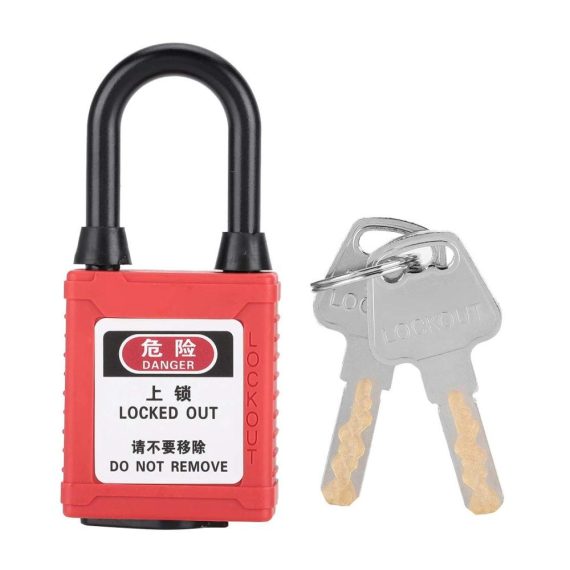 Sicherheitsvorhängeschloss mit Schlüssel – Staubdichtes Insolation Lock für Lockout-Tagout inklusive Beam Safety Lockout-Funktion