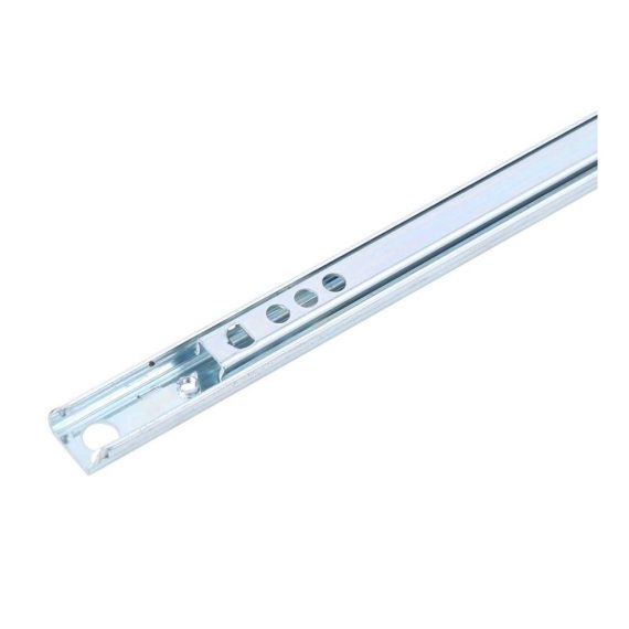 2-teilige Heavy-Duty-Schubladenführungen (450x17mm) - Robuste Stahlkugel-Schienen für Schubladenauszüge und Schränke