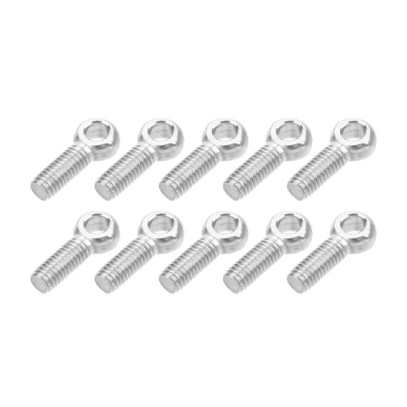 Augenbolzen 20er Set - Ringschraube aus 304 Edelstahl für schwere Maschinen korrosionsbeständig Schulter M6
