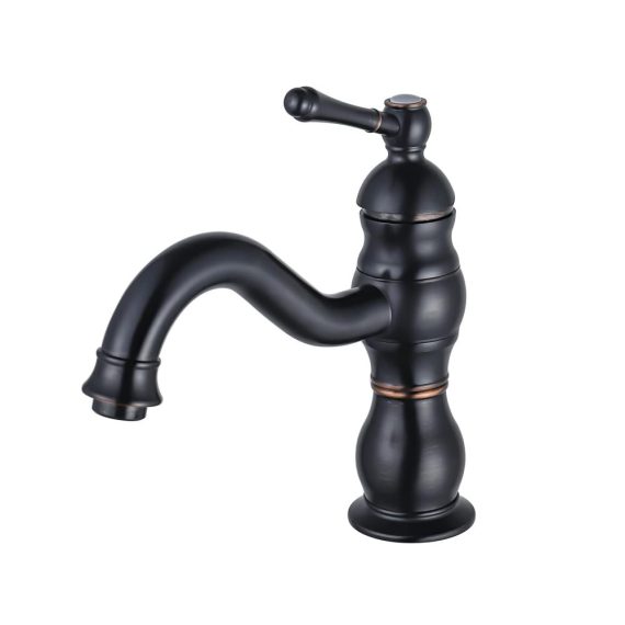 360° Schwenkbare Retro Schwarz Badarmatur - Touch-On-Wasserhahn aus Messing für Badezimmer