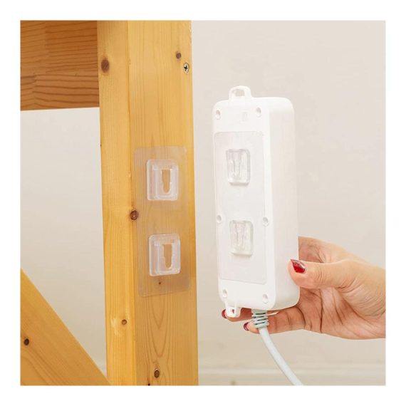 10 Paar Doppelseitige Klebe-Wandhaken für Bademäntel & Handtücher - Starke Saugnapf-Aufhänger für Küche Badezimmer & Schlafzimmer-Wandaufbewahrung