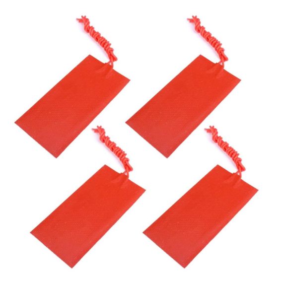 Silikonheizmatten-Set 4 Flexible 12V Heizmatten 15W Max 200°C 50x100mm - Konstante Temperatur für vielseitige Anwendungen