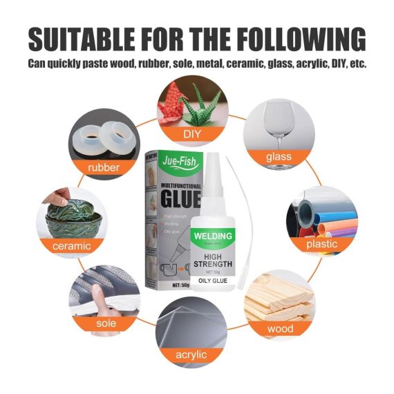 Jue Fish Welding Glue - High-Strength Oily Adhesive for Quick Repairs
