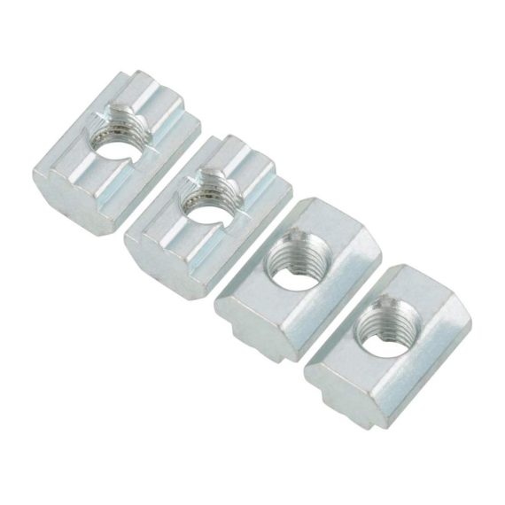 Verzinkte T-Nut-Schiebemutter aus Kohlenstoffstahl für Aluminiumprofile - M8 (Nationaler Standard 40 Typ