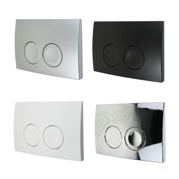 Geberit Delta 21 Chrom Betätigungsplatte - Zweimengenspülkasten 115125111 für effiziente 2-Mengen-Spülung