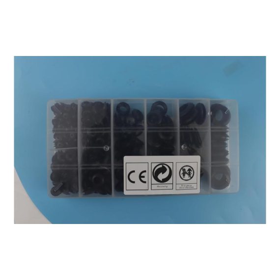 Gummi Tüllen Sortiment Kit - 280 Stück M3-M18 Elektrischer Leiter Dichtungsringe für Draht Stecker und Kabel - Kabeldurchführung Set für optimale Leitungsabdichtung