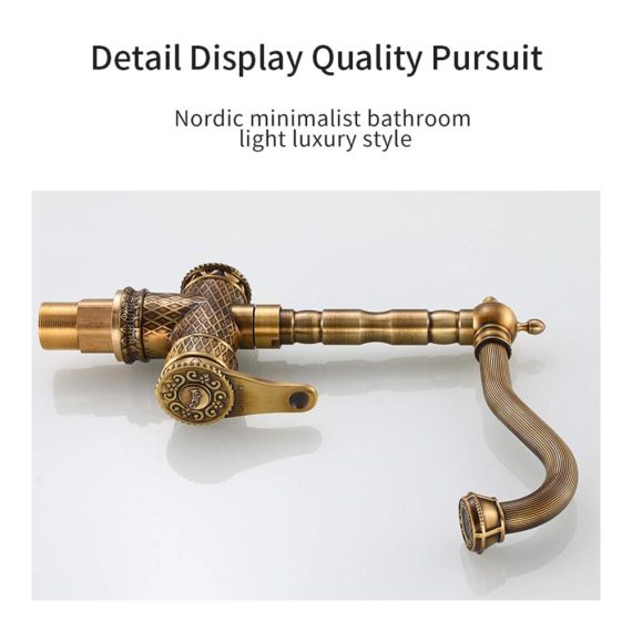 Antik-Bronze Küchenarmatur mit 360° Drehung | Einhebel-Heiß- und Kalt-Wasserhahn für Küchenspüle | Bidet-Armaturen inklusive | Hochwertige Küchenarmatur Fast
