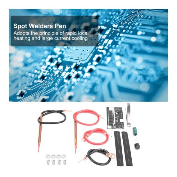 Punktschweißgerät 12V mit tragbarem Mini Aufbewahrungsstift für DIY Akku-Schweißen von 18650/26650/32650 Batterieplatten - Zubehör für präzises Batteriepunktschweißen