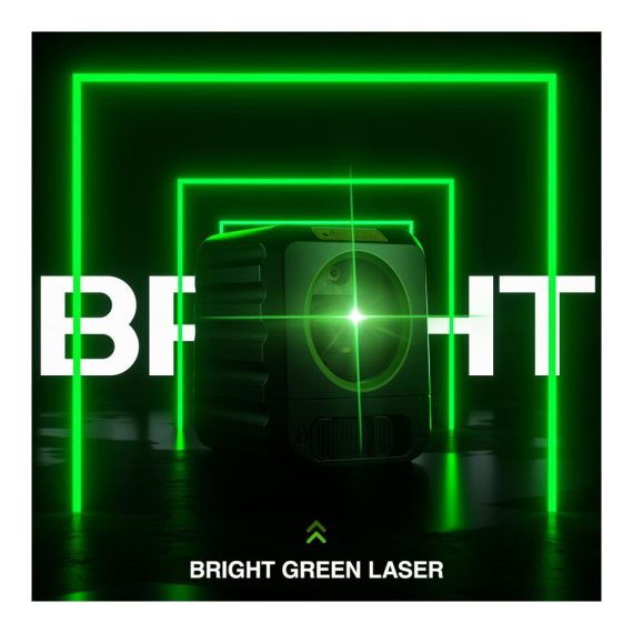 Grüner Kreuzlinien-Laser B011G für präzises Nivellieren – Ideal für Bildaufhängen und DIY-Anwendungen – Inklusive Batterie & Zubehör