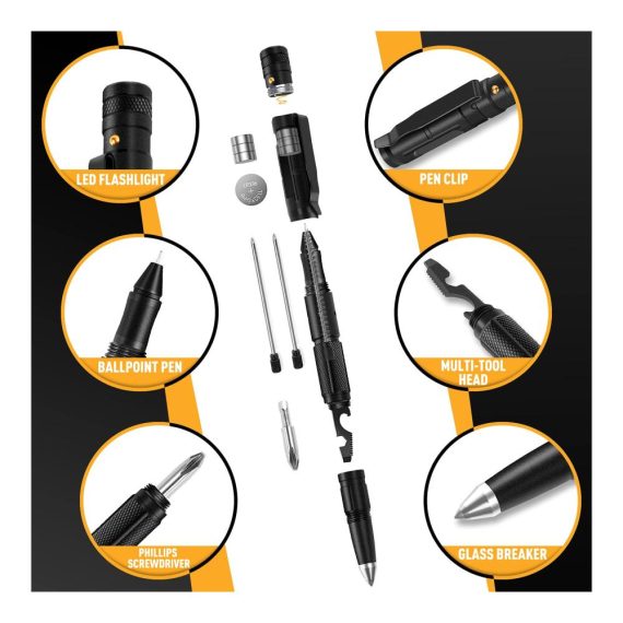Multifunktionswerkzeuge Taktischer Stift und Gadgets für Männer – Das ideale Geschenkset für Adventskalender Weihnachten und Geburtstage