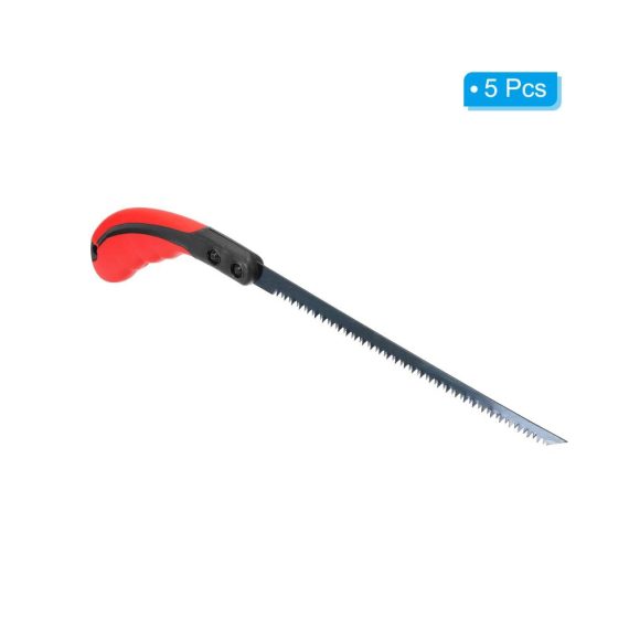 5er-Pack Klappsägen mit 87 cm Lochsäge für präzise Holzbearbeitung und Trockenbau - Handliche Stichsäge mit Gummi-Griffen für den Rebschnitt