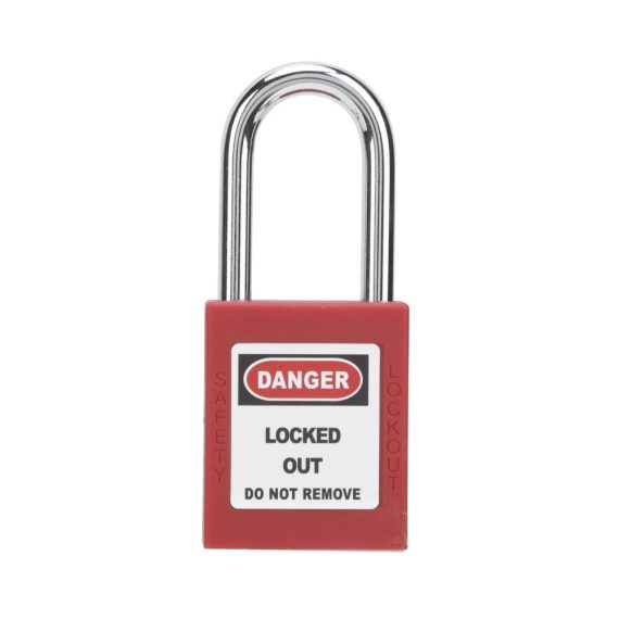 Elektrisches Lockout-Tagout-Kit mit Sicherheitsvorhängeschlössern – Multifunktionales tragbares Set inklusive Hasp-Warnschild und rotem Vorhängeschloss für sichere Abschaltungen