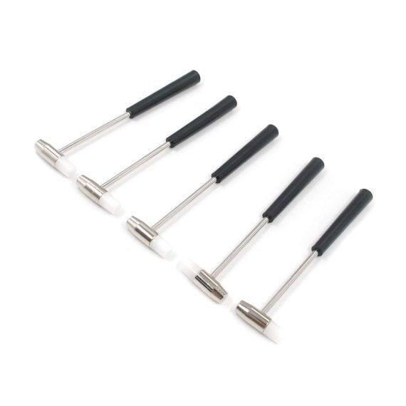 Multifunktionaler Mini-Gummihämmer-Set (5 Stück) - Uhrmacher und Juwelier Uhrwerkzeug 178 cm