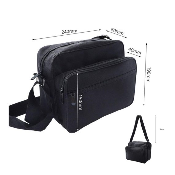 Elektriker Werkzeugtasche Robuste Canvas-Organizer mit verstellbarem Schultergurt für große Kapazität multifunktionale Aufbewahrung Reparatur und Wartung
