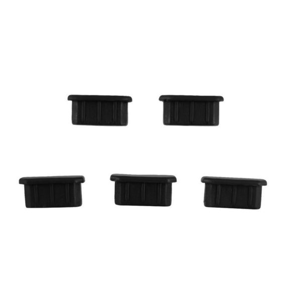 Silikon-HDMI-Port-Abdeckungen - 10er Pack Schwarze Staubstopper für TV Computer Drucker - Mini-HDMI-Stecker-Schutzkappen für Feuchtigkeitsschutz an digitalen Buchsen