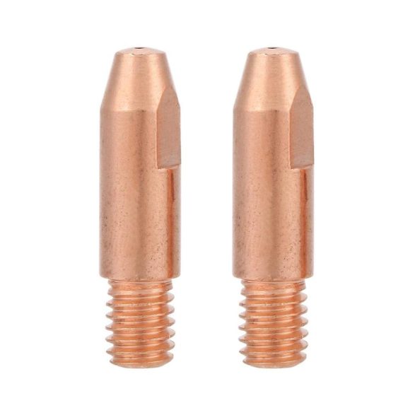 MIG-Schweißgeräte 20 Stücke Kupfer Kontaktspitzen & Schweißdüsen für 24KD MIG/MAG Schweißbrenner - M6 Stromdüsen Ersatzteile-Set