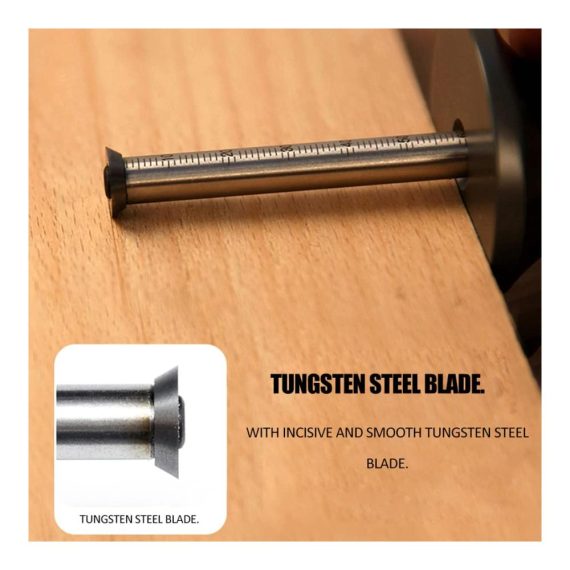 Holzbearbeitungs-Reißnadeln Präzises Anreißwerkzeug für Linear- und Arc-Designs - Multifunktionales Scriber Tool für DIY Holzbearbeitung mit Parallel Line Drawing Funktion