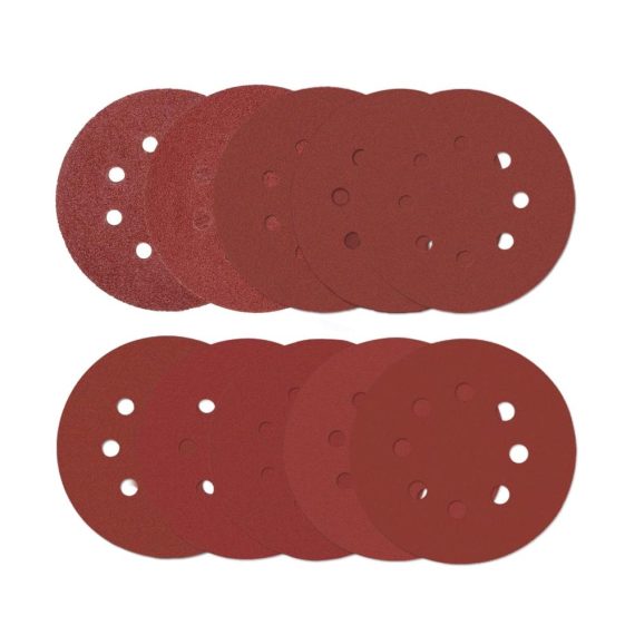 125mm Klett Schleifscheiben für Exzenterschleifer - 100 Stück 8 Loch verschiedene Körnungen (40-2000) Schleifpapier mit Klettverschluss