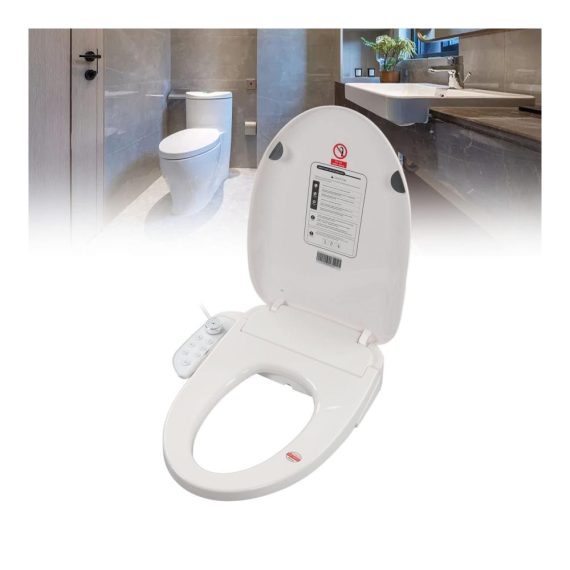 Elektronischer Bidet-Toilettensitz Stabform Baumwollweiß Selbst-Bidet für Zuhause und Hotel (EU220V
