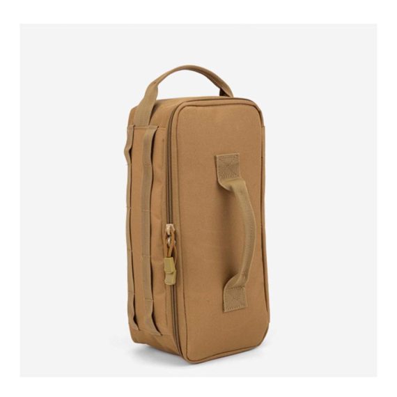 Khaki Werkzeugtasche Organizer - Vielseitige Aufbewahrung für BBQ Camping & Haushalt